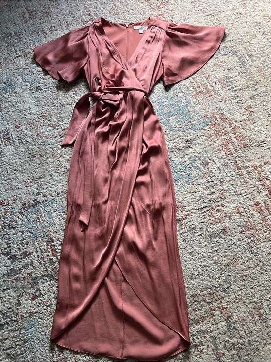 Ever New Dresses & Skirts - Ever New Dusty Rose Wrap Maxi Dress